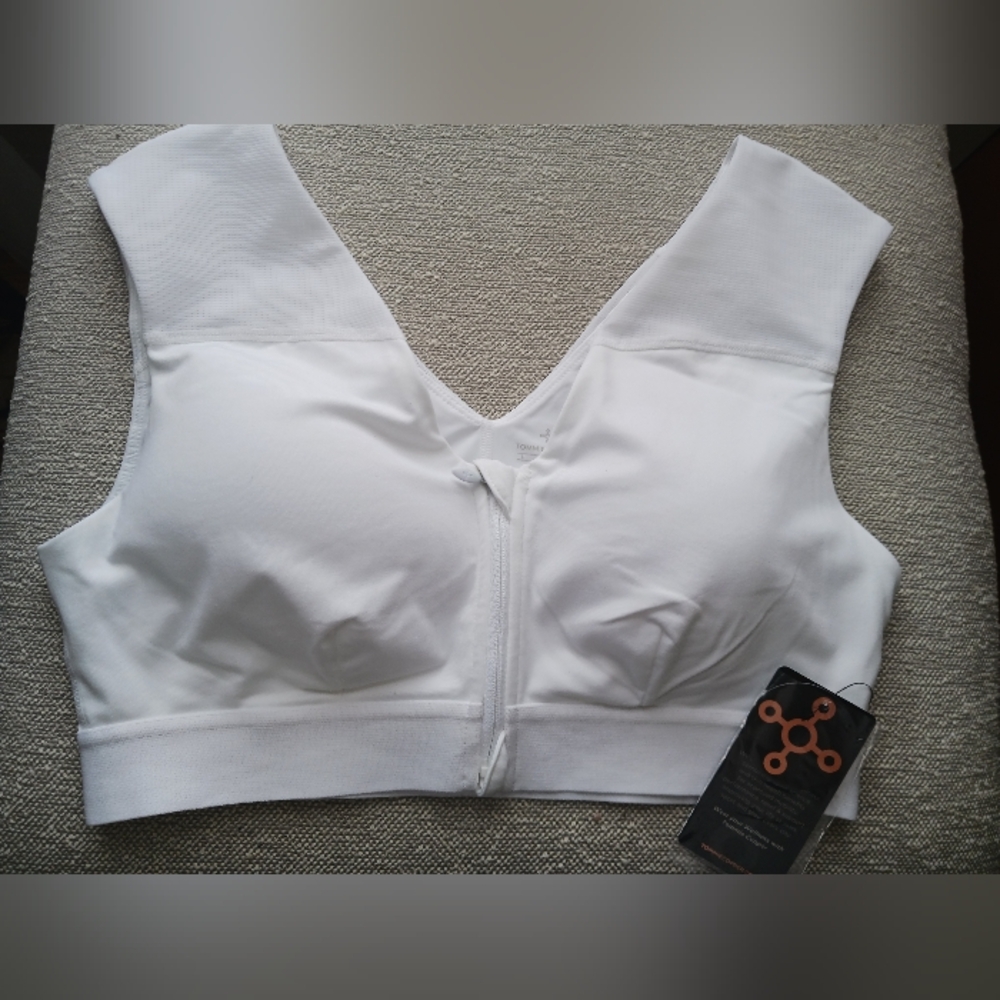 New Tommie Copper Shoulder Support Bra with zipper NWT